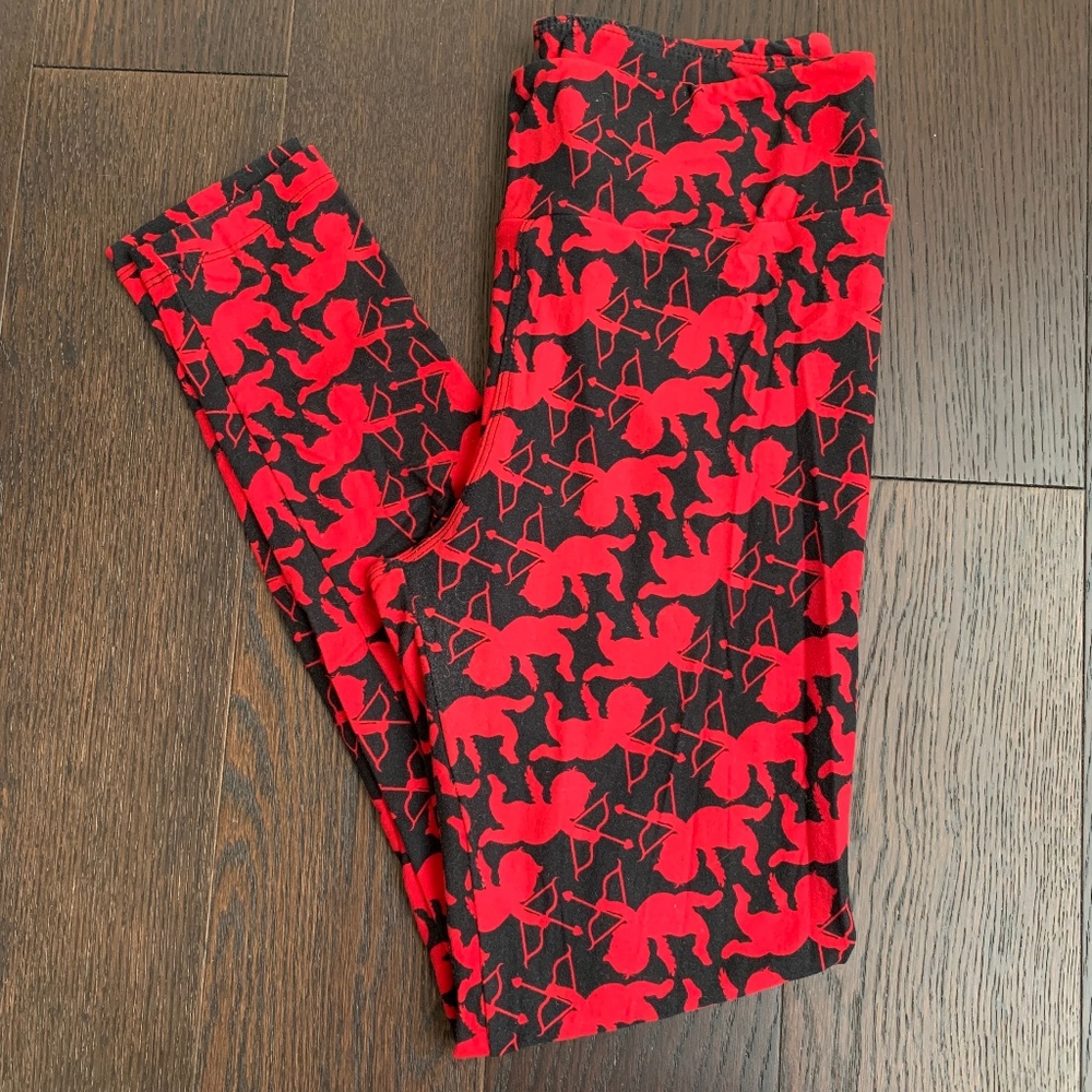 LuLaRoe Valentine's Day Cupid Leggings - OS